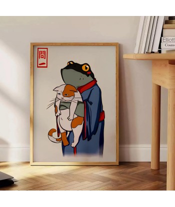 Frog And Cat Matsumoto Hoji Japan Poster 50-70% off 