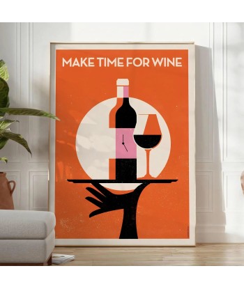 Make Time For Wine Cocktail Wall Art Economisez 