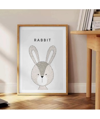 Affiche Animal Lapin Venez acheter