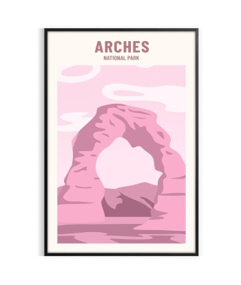 Affiche Graphique Voyage Arches Comparez plus de prix