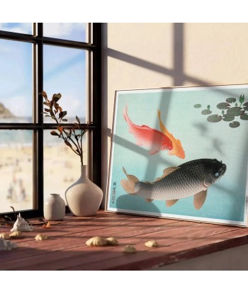 Fish Vintage Japanese Japan Wall Art le concept de la Pate a emporter 