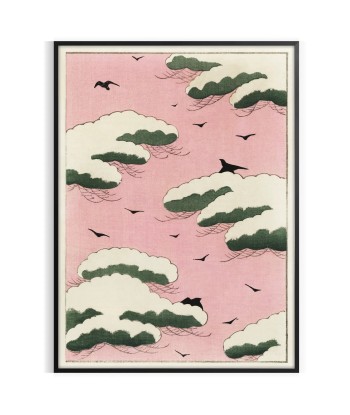 Pink Sky By Watanabe Seitei Japan Poster est présent 