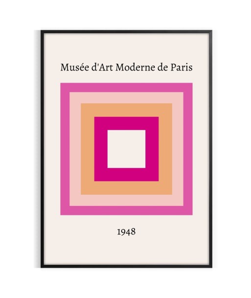 Affiche Graphique Musée Paris 2 - 3 jours ouvrés.