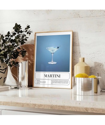 Martini Cocktail Poster acheter