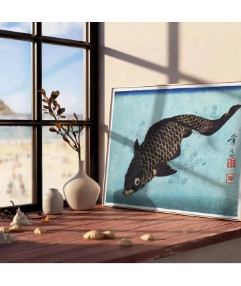 Fish Vintage Japanese Poster acheter