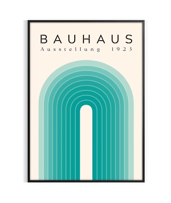 Affiche Abstrait Bauhaus hantent personnes