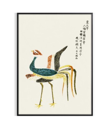 Vintage Bird Japanese Japan Wall Print 2024