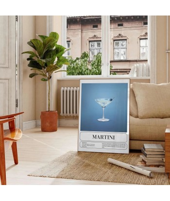 Martini Cocktail Poster acheter