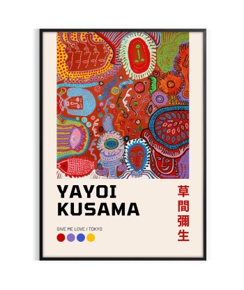 Yayoi Kusama Affiche Les magasins à Paris et en Île-de-France