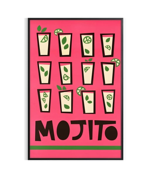 Mojito Cocktail Wall Print Voir les baskets