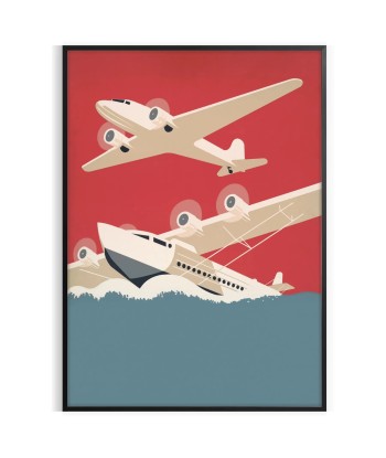 Affiche Vintage D’Avions Jusqu'à 80% De Réduction