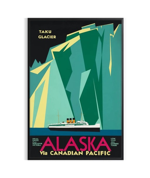 Affiche Voyage Alaska paiement sécurisé