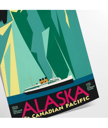 Affiche Voyage Alaska paiement sécurisé