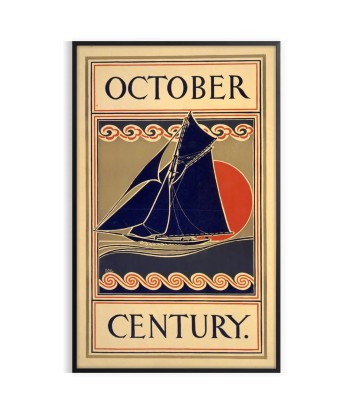 Bateau Octobre Siècle Affiche Voyage Affiche 2 - 3 jours ouvrés.