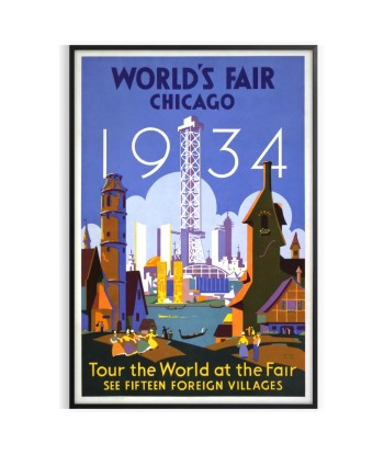 Affiche Voyage Chicago Affiche de l' environnement