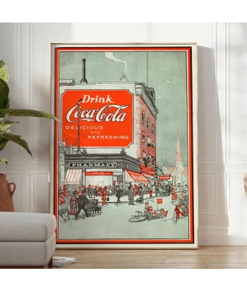 Affiche Pub Coca Cola d'Europe débarque