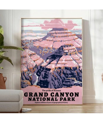 Affiche Voyage Parc National Grand Canyon Fin de série