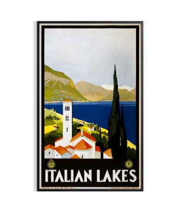 Affiche Voyages Lacs Italiens Poster de l' environnement