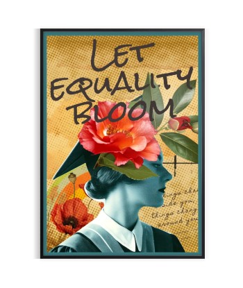 Laissez L’Égalité Fleurir, Affiche Vintage offre 