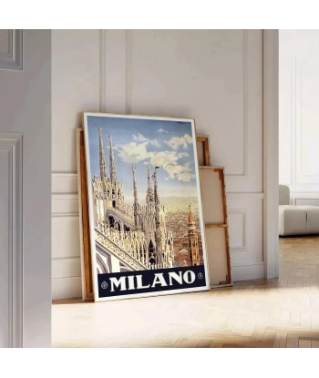 Affiche Voyage Milan en stock