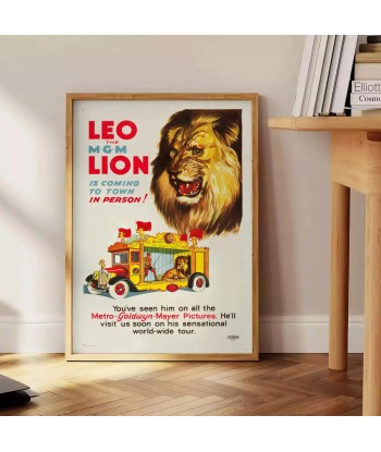 Affiche Voyage Lion chez Cornerstreet bien 