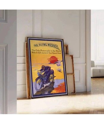 Affiche Voyage Moto Poster vous aussi creer 