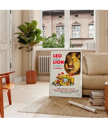 Affiche Voyage Lion chez Cornerstreet bien 