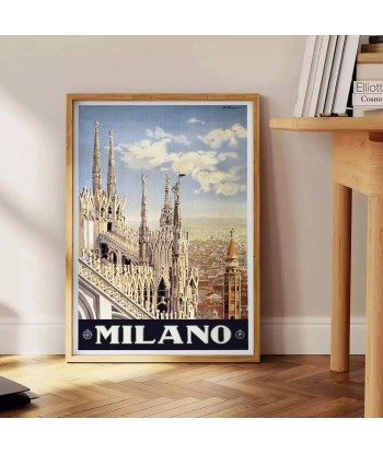 Affiche Voyage Milan en stock