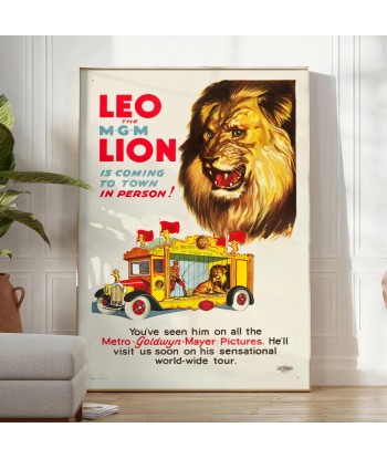 Affiche Voyage Lion chez Cornerstreet bien 