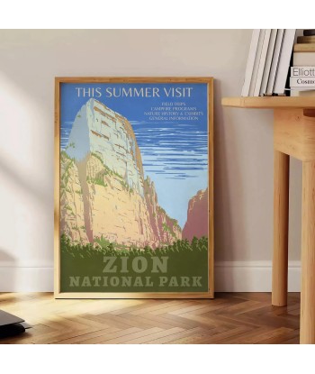 Affiche Voyage Parc National la livraison gratuite