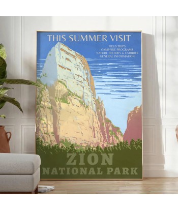 Affiche Voyage Parc National la livraison gratuite