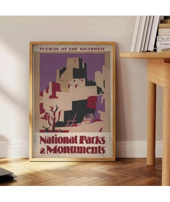 Affiche Voyages Monumentss Parcs Nationaux Affiche 2 - 3 jours ouvrés.