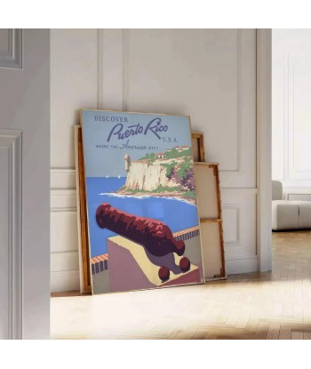 Affiche Voyage Porto Rico États-Unis, Affiche Profitez des Offres !