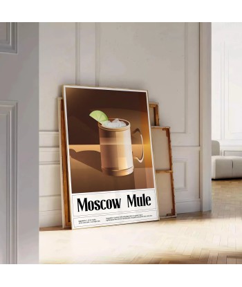 Moscow Mule Cocktail Wall Art shop