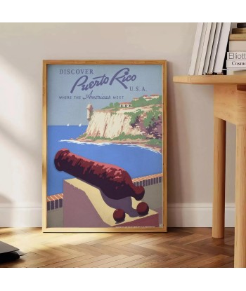 Affiche Voyage Porto Rico États-Unis, Affiche Profitez des Offres !