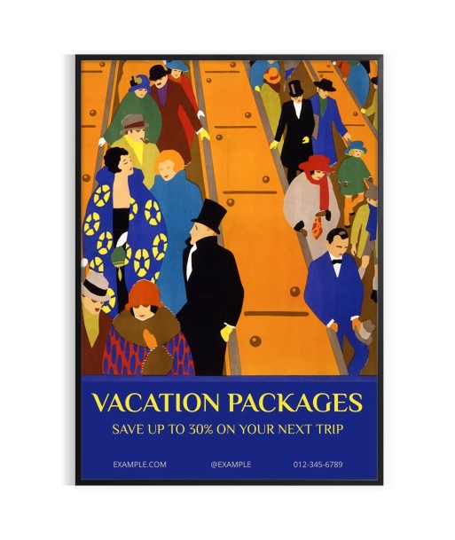 Affiche Voyage Vactaion Affiche de pas cher