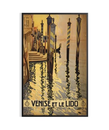 Venise Italie Affiche Voyage Affiche rembourrage situé sous