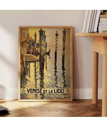 Venise Italie Affiche Voyage Affiche rembourrage situé sous