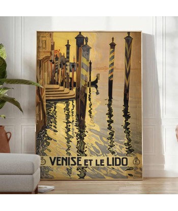 Venise Italie Affiche Voyage Affiche rembourrage situé sous