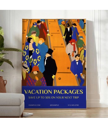 Affiche Voyage Vactaion Affiche de pas cher