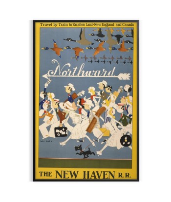 Affiche Voyage Vintage, Affiche 1 50% de réduction en Octobre 2024