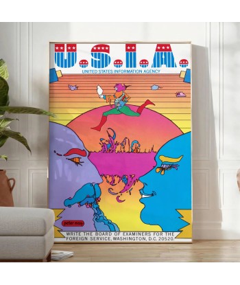 Affiche Rétro Vintage Usia JUSQU'A -70%! 