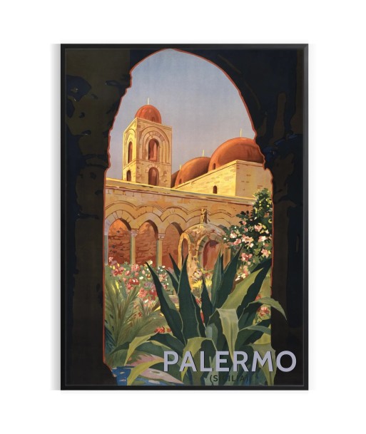 Palerme Italie Vintage Voyage Affiche l'achat 