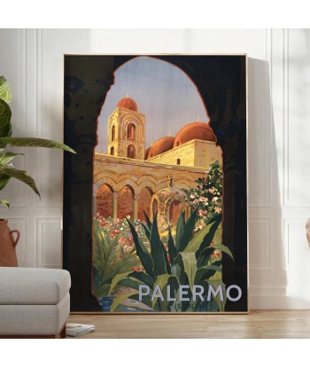 Palerme Italie Vintage Voyage Affiche l'achat 