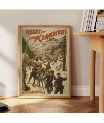 Coeur L’Affiche Vintage Klondike l'évolution des habitudes 