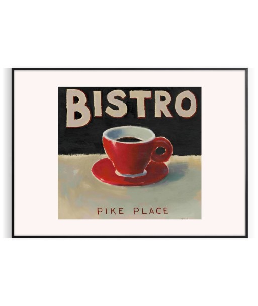 Bistro Kitchen Poster basket pas cher