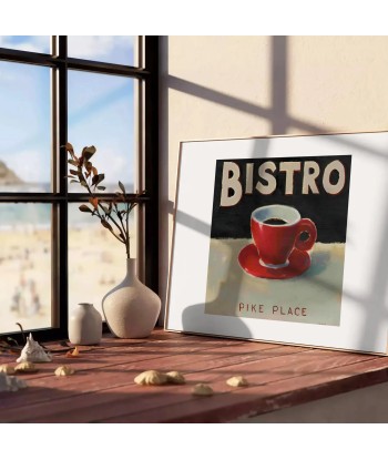 Bistro Kitchen Poster basket pas cher