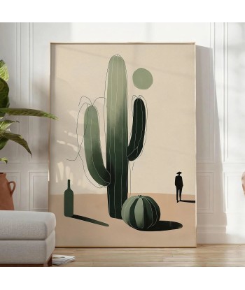 Affiche Botanique Minimals Cactus la colonne vertébrale