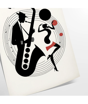 Affiche Danse Musique Jazz Par le système avancé 