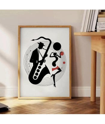 Affiche Danse Musique Jazz Par le système avancé 